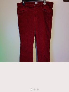 Time and Tru Maroon Corduroy Pants